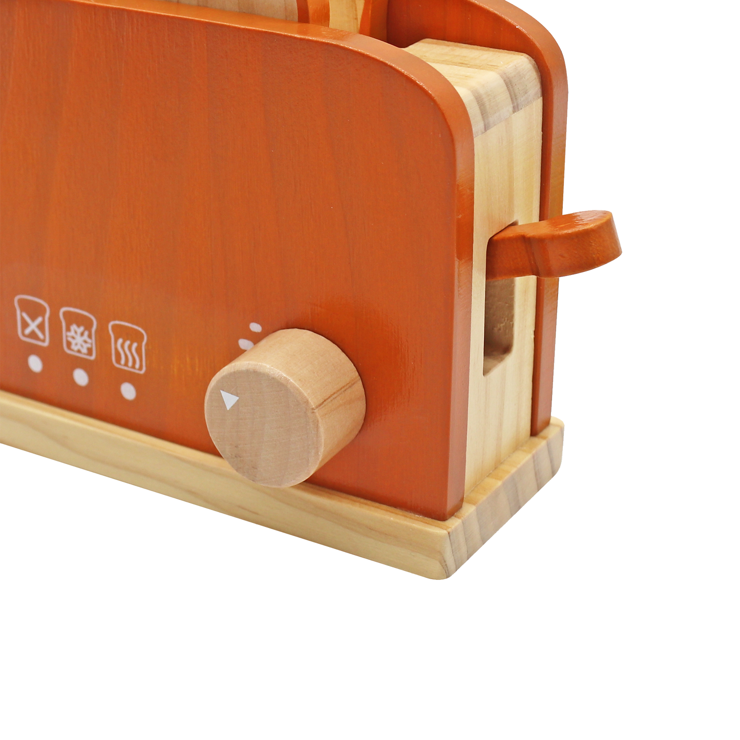 Wooden Toaster set for your child pretend play. Toast a bread, slice the butter, encourage creativity and imagination through pretend play