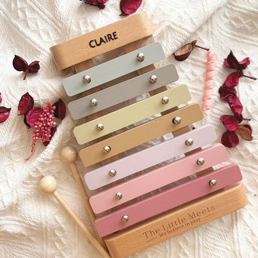 Customised Name Wooden Xylophone Toy