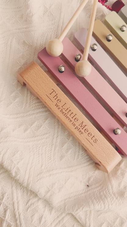 Customised Name Wooden Xylophone Toy